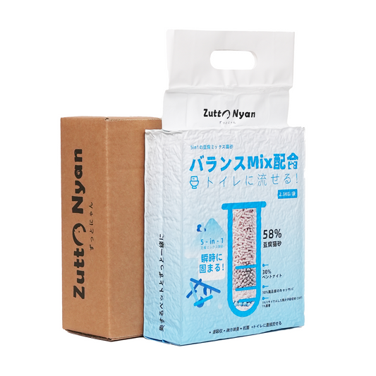Zutto Nyan おから五種ブレンド猫砂 1袋