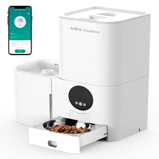 【業界初・2in1】Wi-Fi接続 自動給餌器(スマホで遠隔操作)